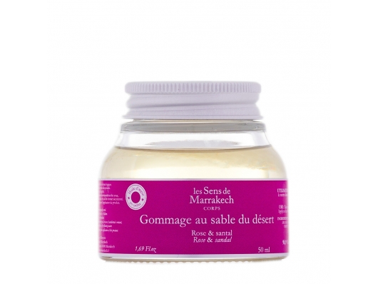 Gommage corps au sable du désert Rose & Santal