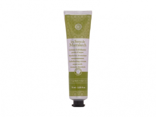 Crème exfoliante grains d'argan Mandarine aromatique